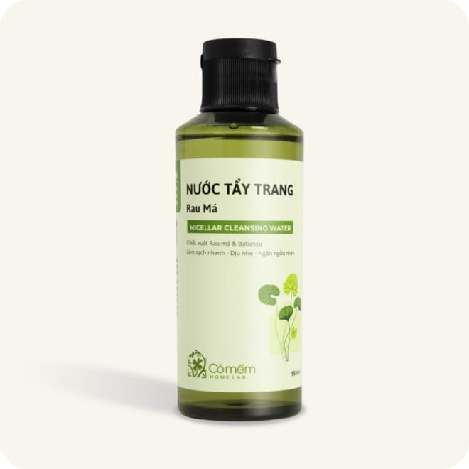 Nước Tẩy Trang Rau Má Dành Cho Da Dầu Mụn